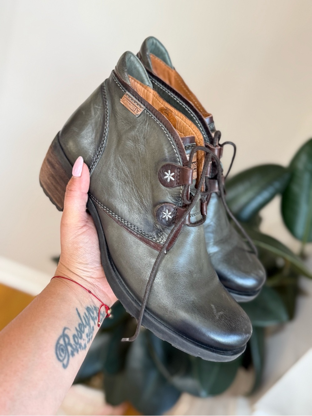 Pikolinos Le Mans Stack Heel Bootie 39